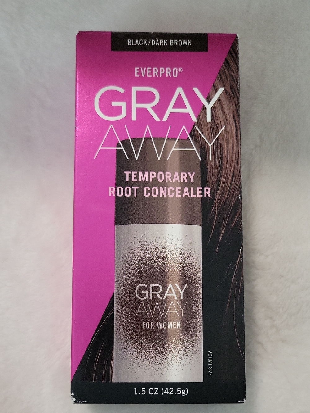 Gray Away Temporary Root Concealer - Black/Dark Brown